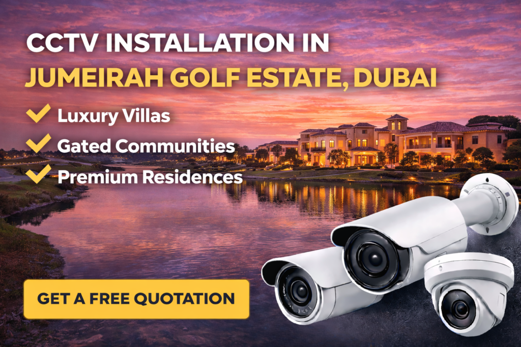 CCTV Installation in Jumeirah Golf Estate