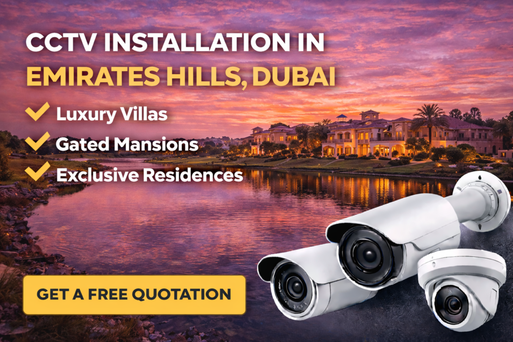 >CCTV Installation in Emirates Hills