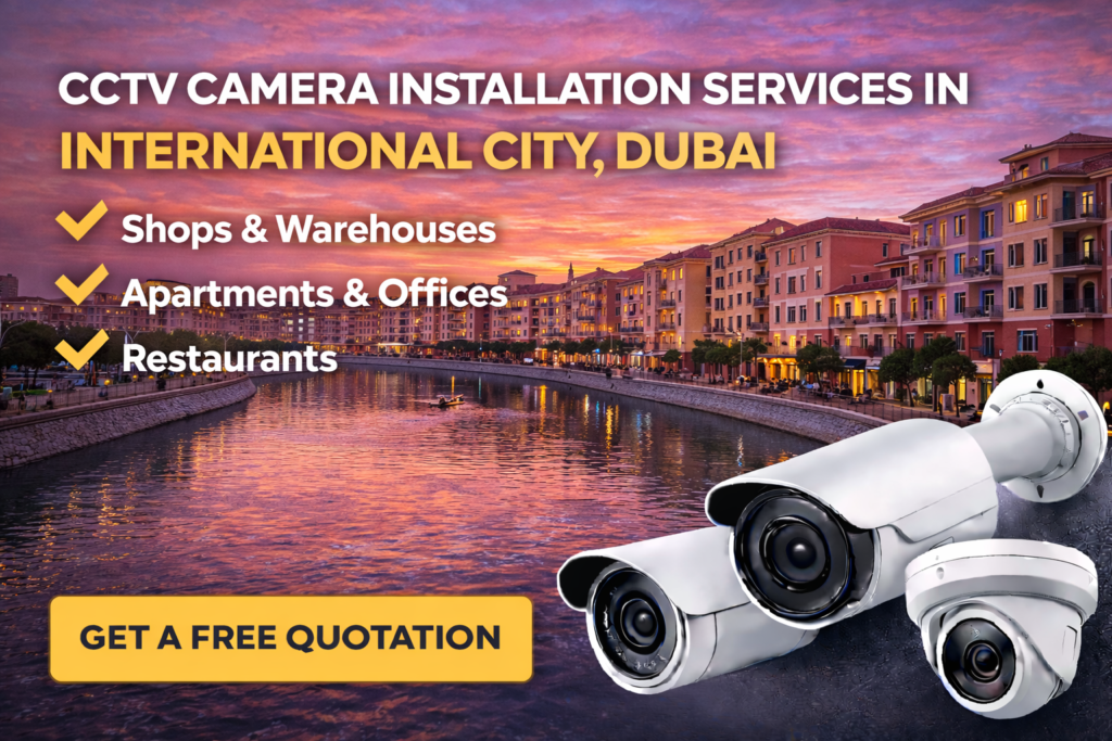 CCTV Camera Installation Services in International City