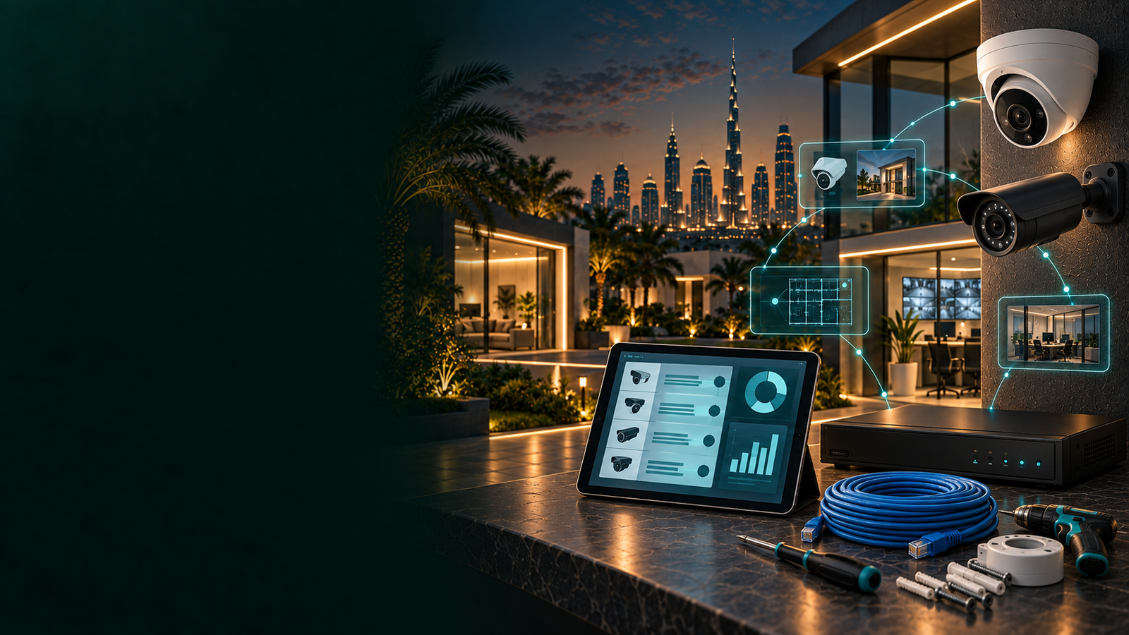 CCTV installation cost in Dubai — pricing guide by WIFI PALACE