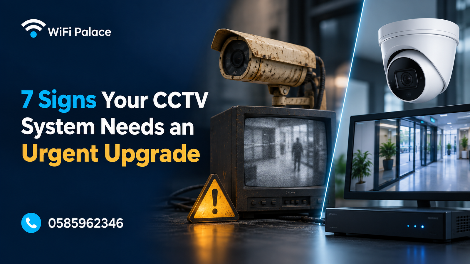 Signs your CCTV system needs an upgrade — WIFI PALACE Dubai